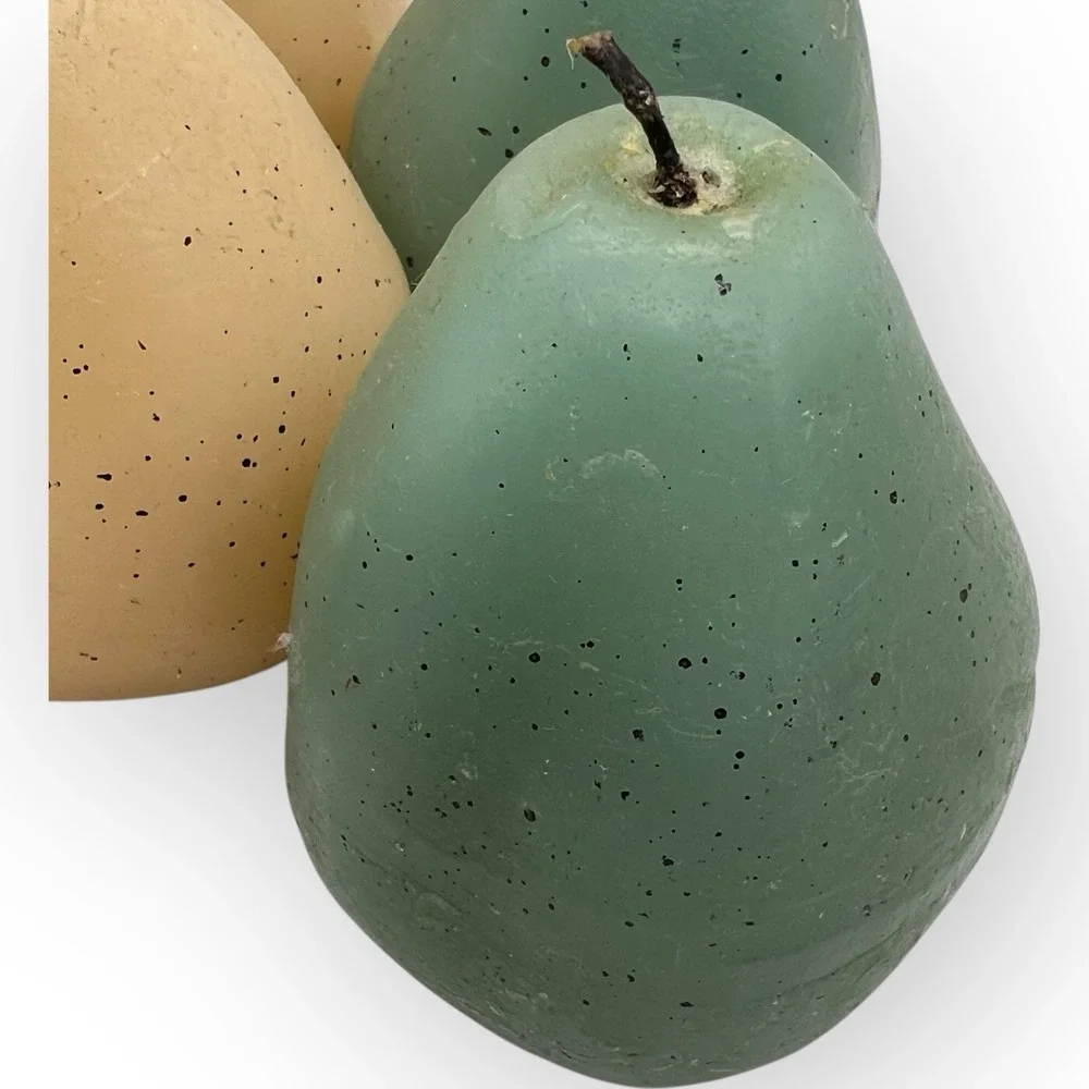 Pear Shaped Candles Speckled 3